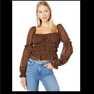 ASTR the Label Smocked Top